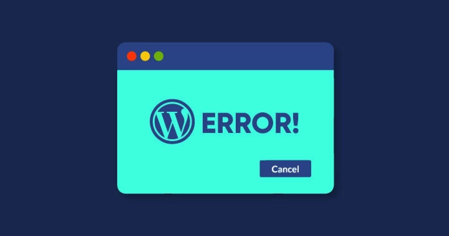 common wordpress errors